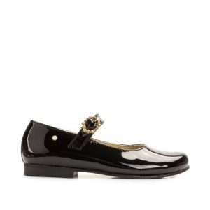 Flora 6048 Black Patent