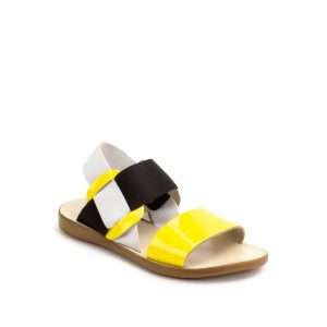 Jacinta 3784 Yellow Patent / Black / White