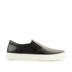 Pax 5628 Black Leather w/ White Sole